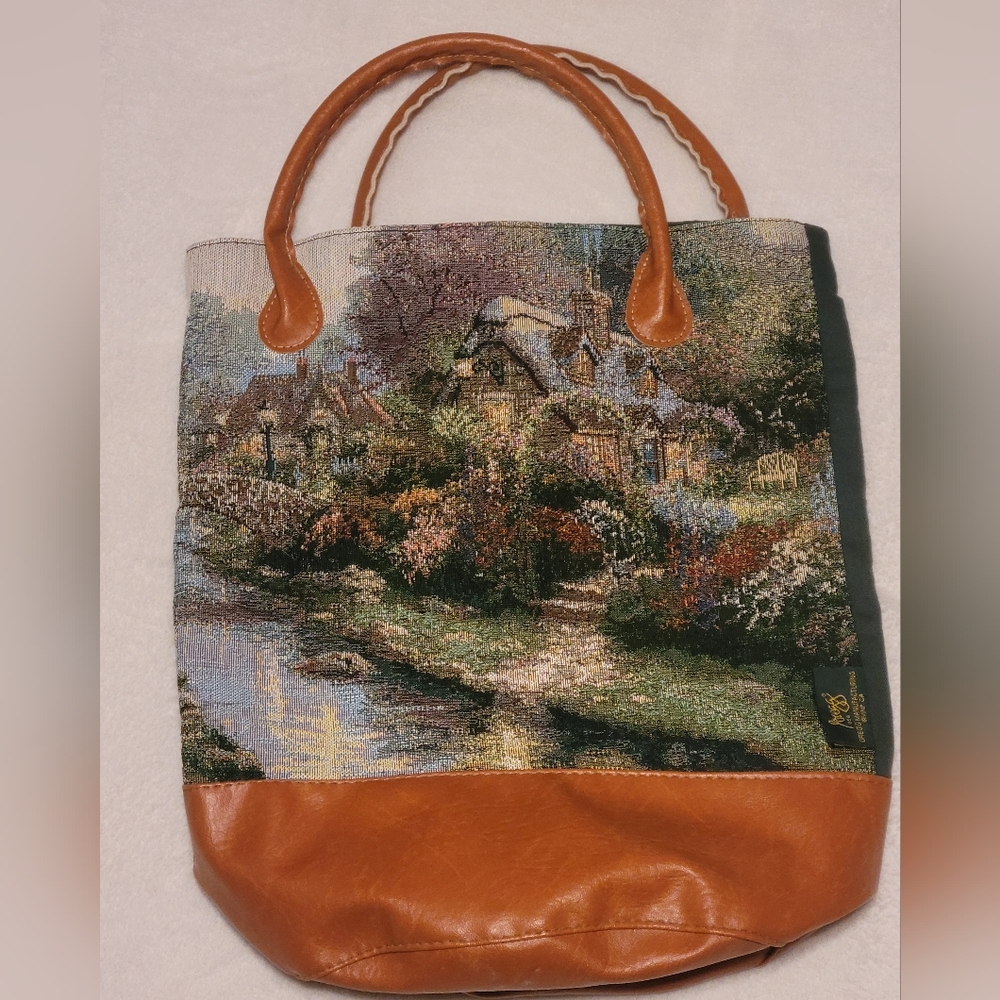Thomas Kinkade Tapestry Tote Bag